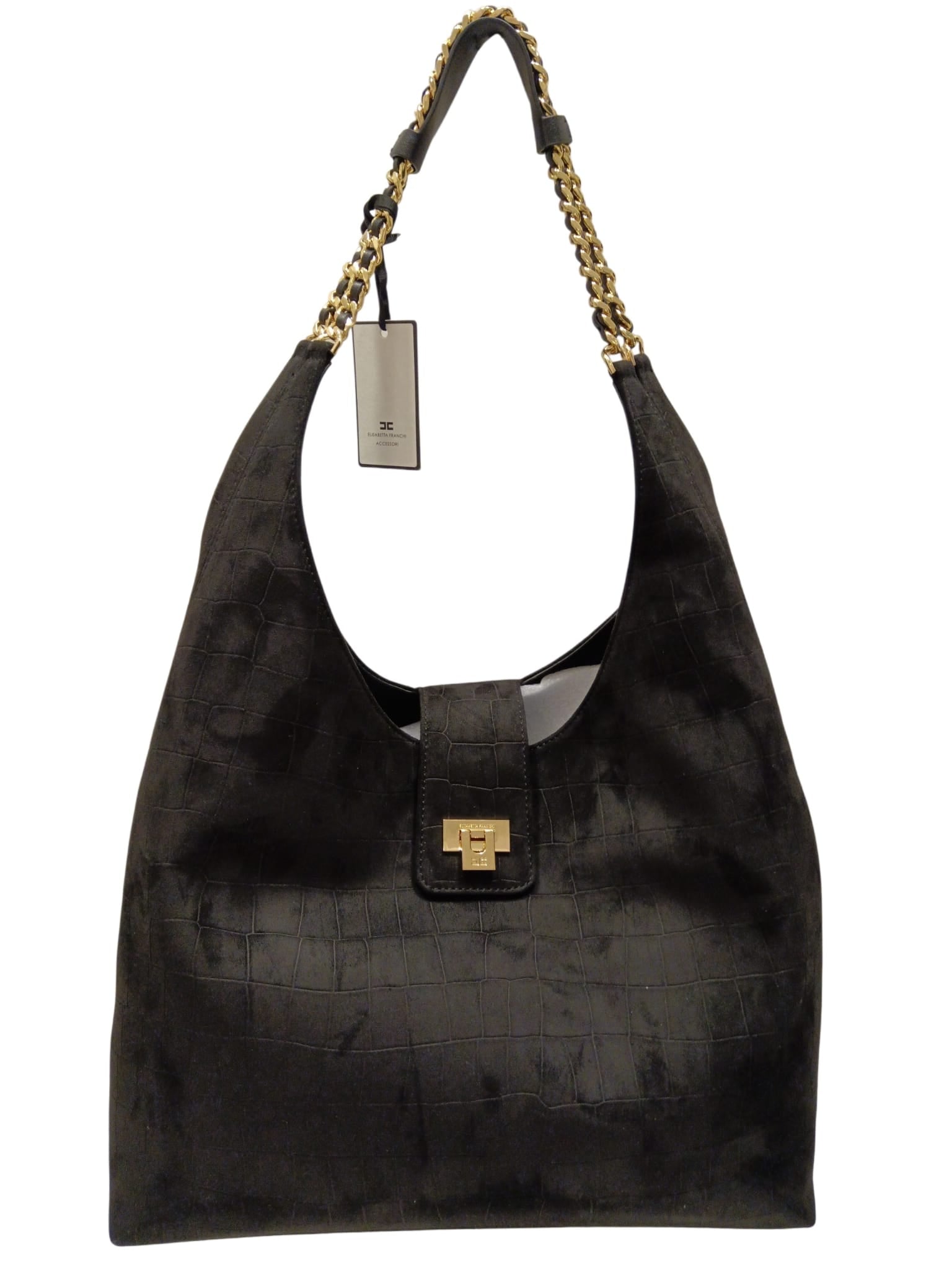 Borsa hobo in suede