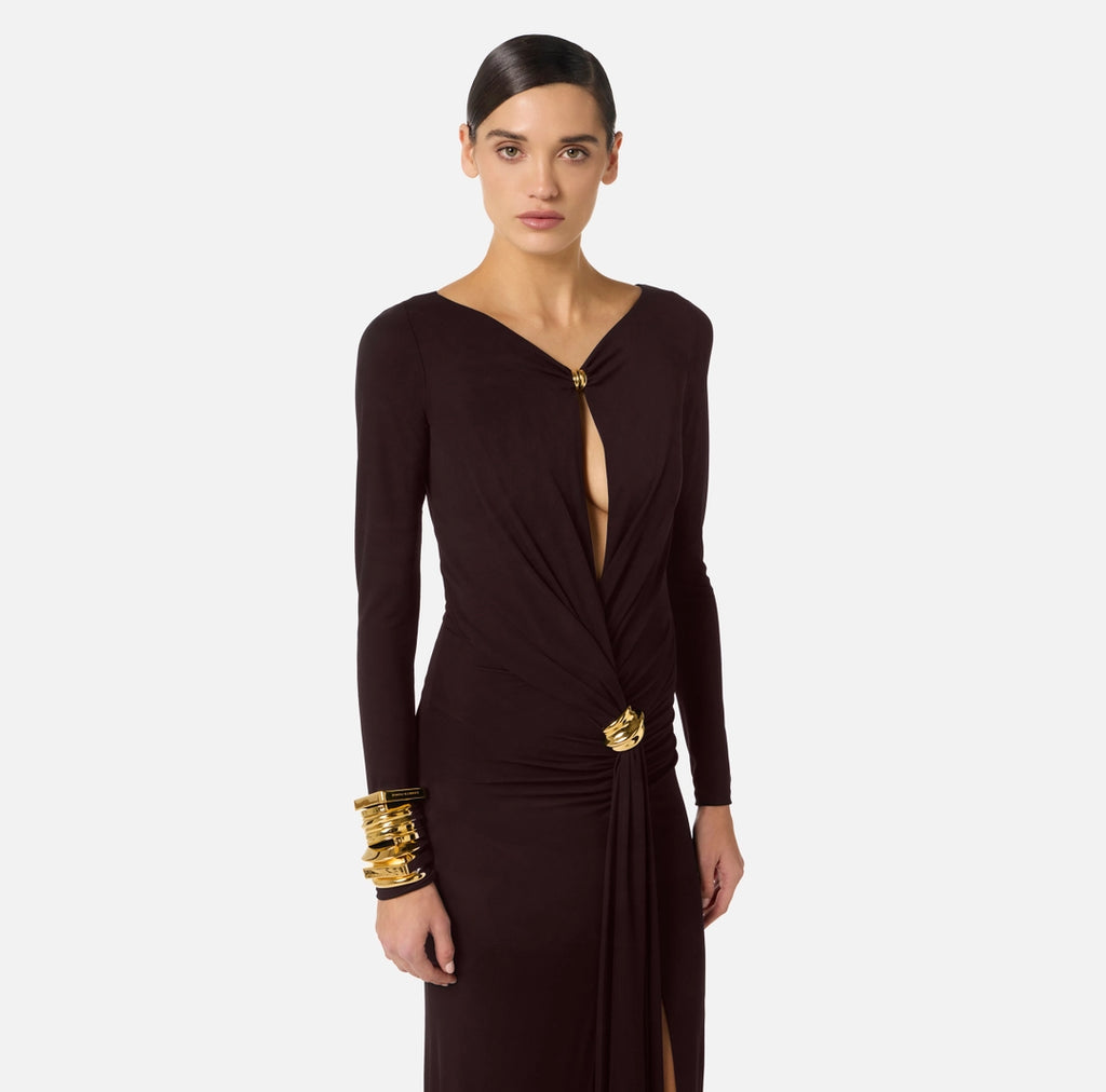 Abito Red Carpet con dettagli gioiello "Spring Summer 2026"