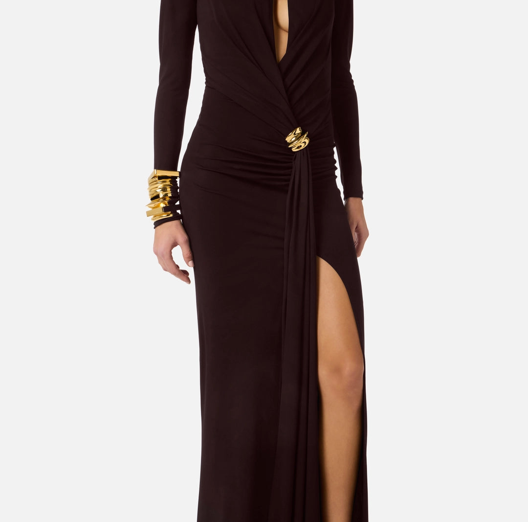 Abito Red Carpet con dettagli gioiello "Spring Summer 2026"