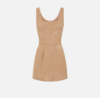 Mini abito in maglia con paillettes