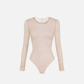 Body in tulle con collana