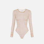 Body in tulle con collana