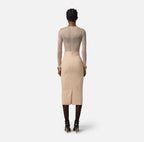 Body in tulle con collana