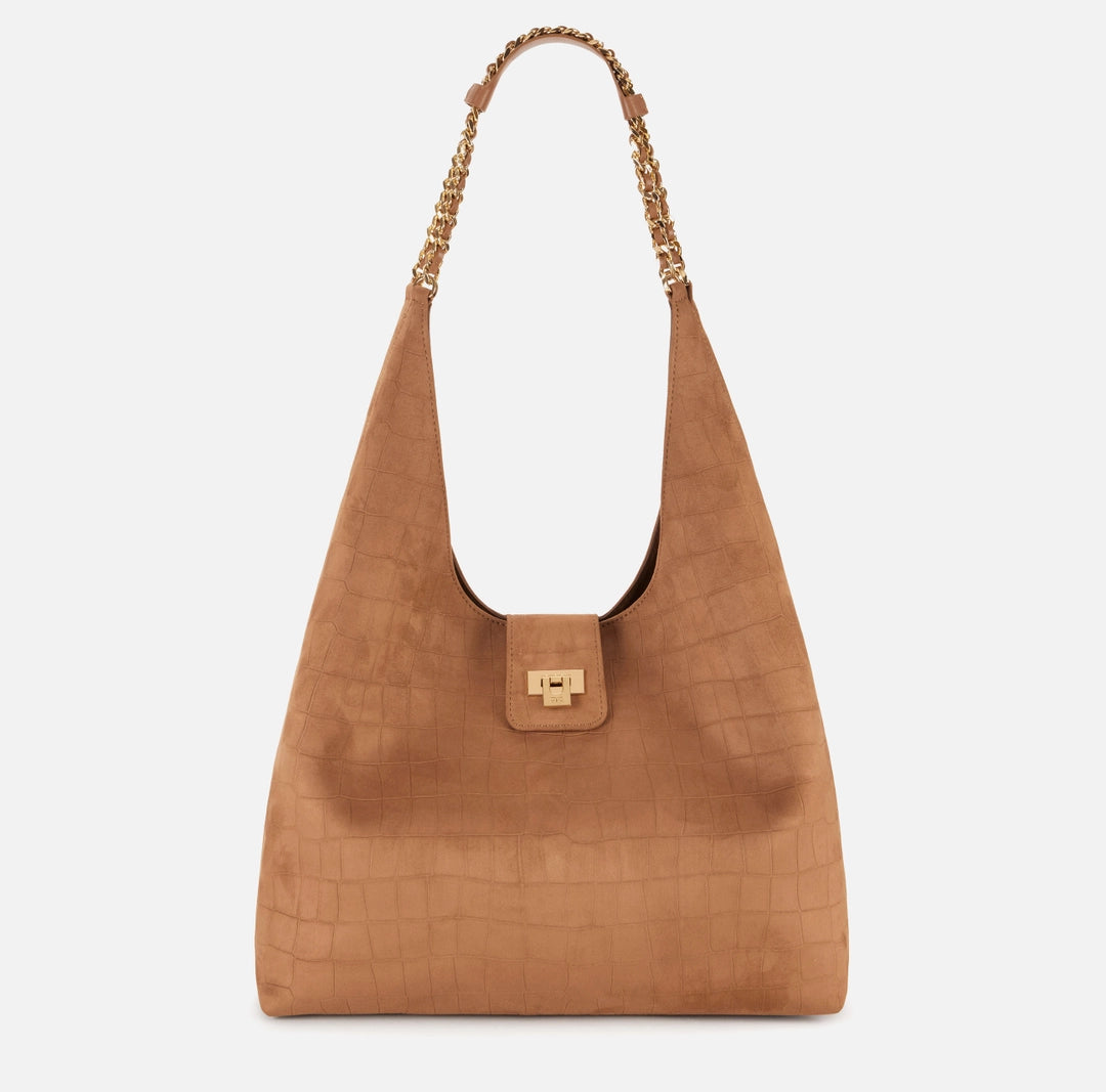 Borsa hobo in suede