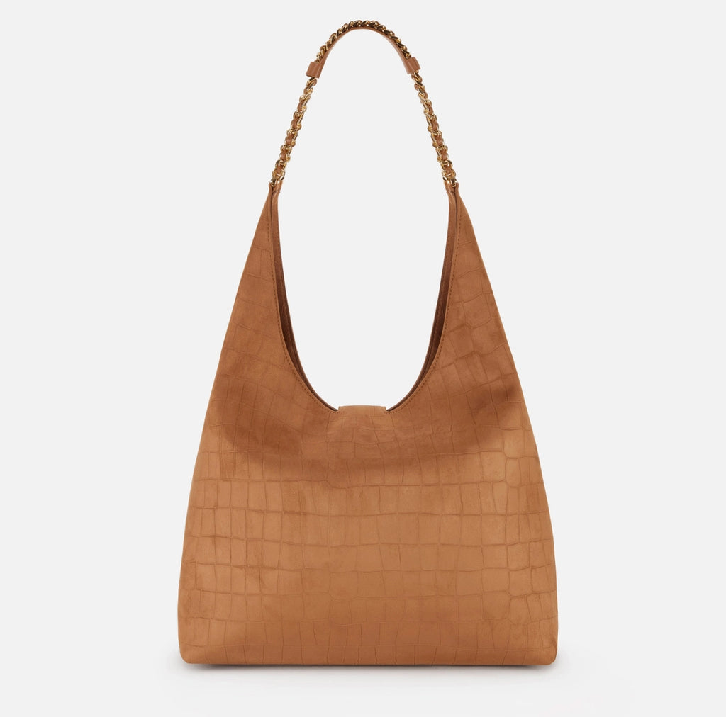 Borsa hobo in suede