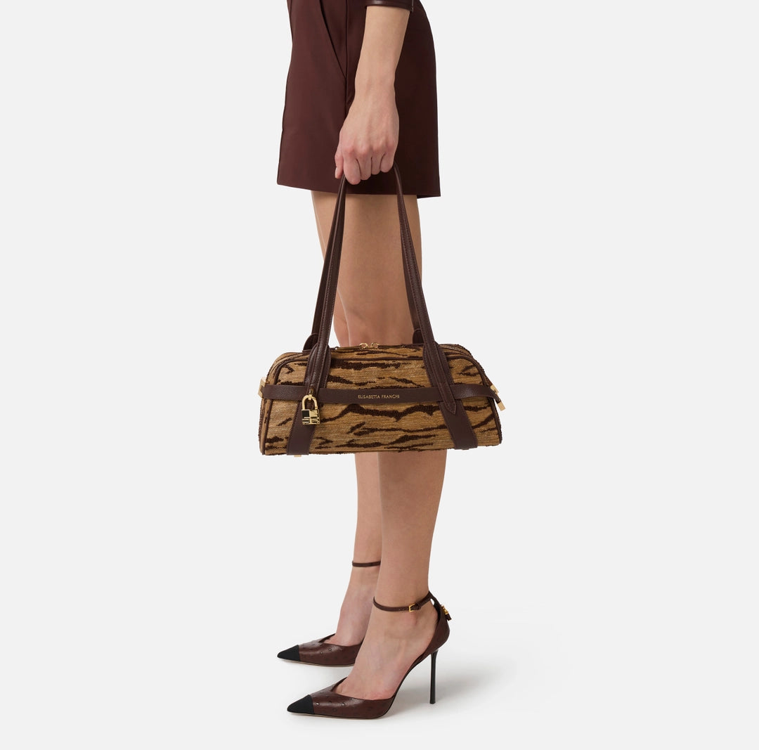 Bauletto con stampa tigre