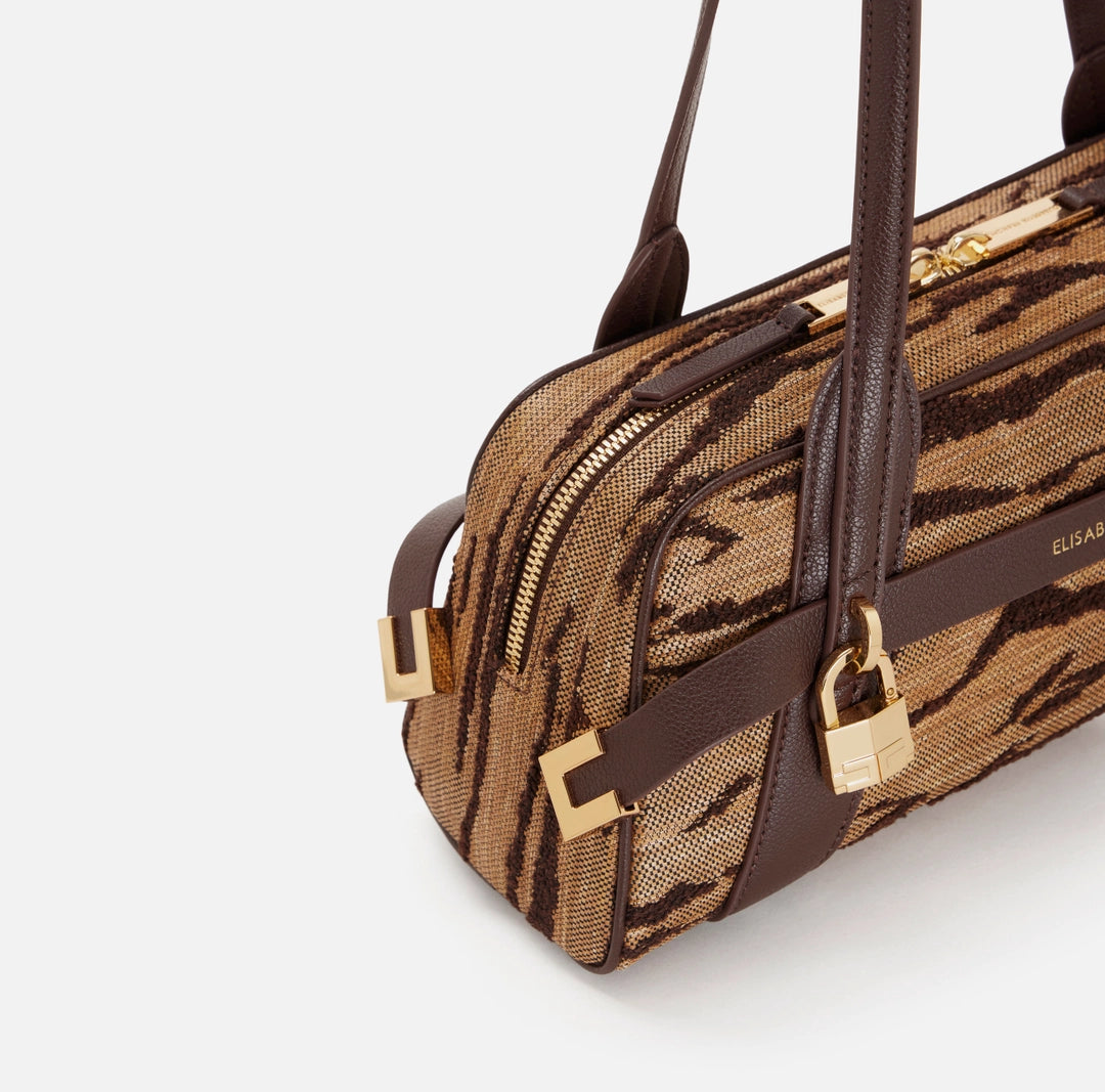 Bauletto con stampa tigre