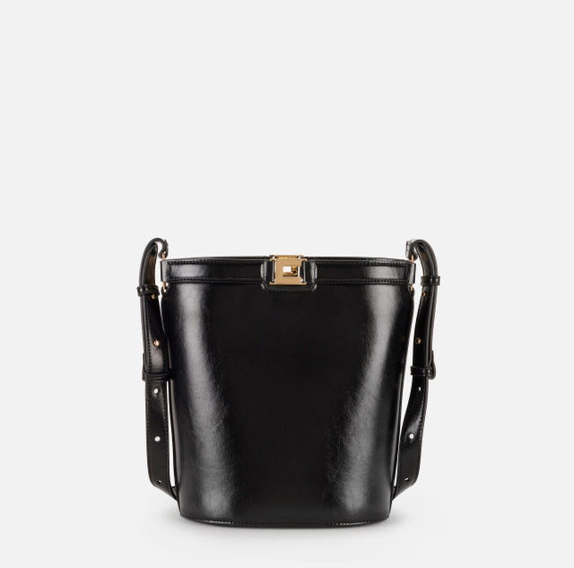 Borsa a secchiello effetto naplak