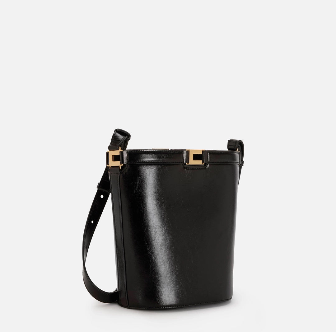 Borsa a secchiello effetto naplak