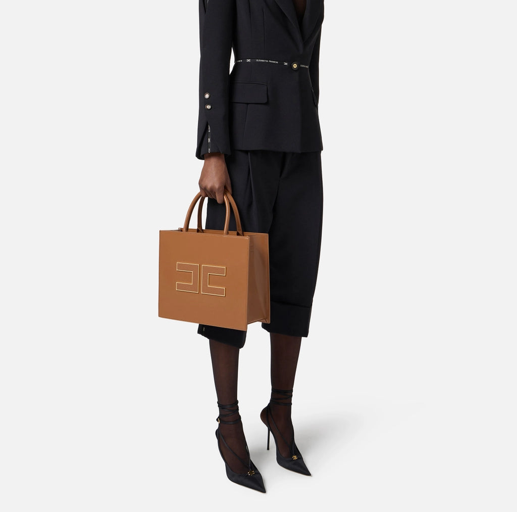Borsa Tote grande con logo