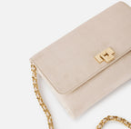 Borsa a tracolla in suede