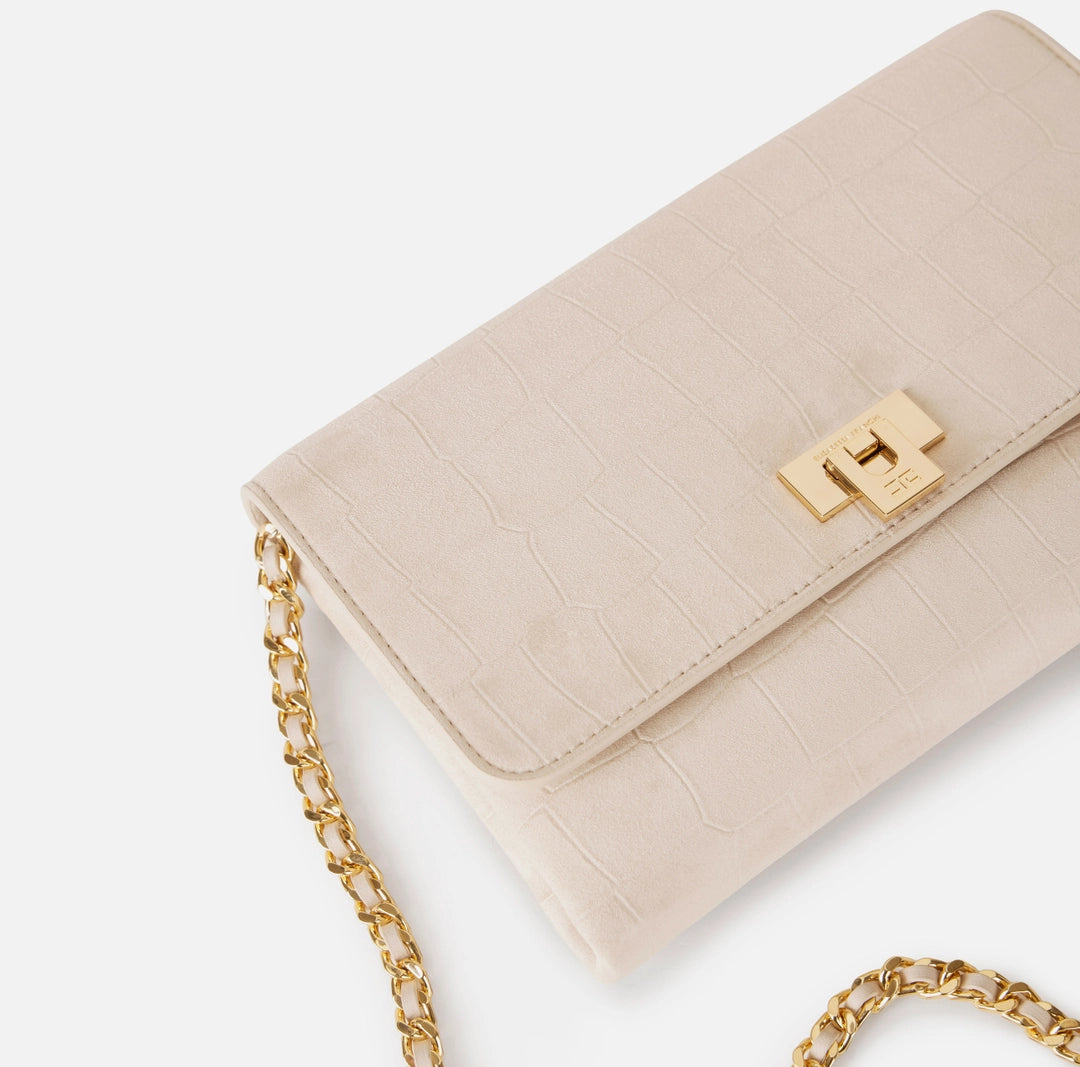 Borsa a tracolla in suede
