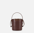 Borsa a secchiello con dettaglio logo