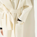 Cappotto in panno double di lana