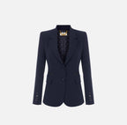 Giacca in doppio crêpe stretch