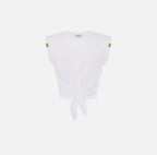 T-shirt in jersey con nodo