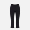 Pantaloni in crêpe leggero con dettagli smoking