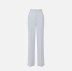 Pantaloni in crêpe leggero con nastro logo