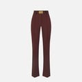 Pantaloni in tessuto tecnico bielastico con cintura 2
