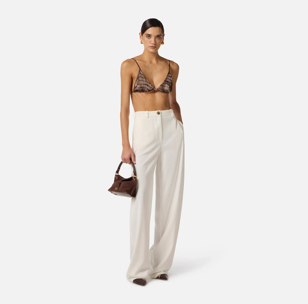 Pantaloni in crêpe leggero