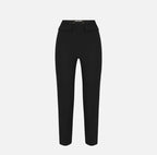 Pantaloni in doppio crêpe stretch