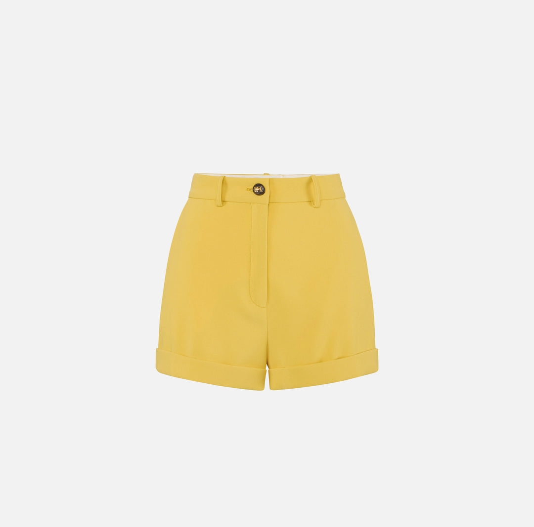 Shorts in crêpe leggero