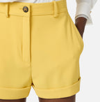 Shorts in crêpe leggero