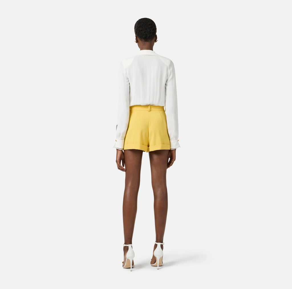 Shorts in crêpe leggero
