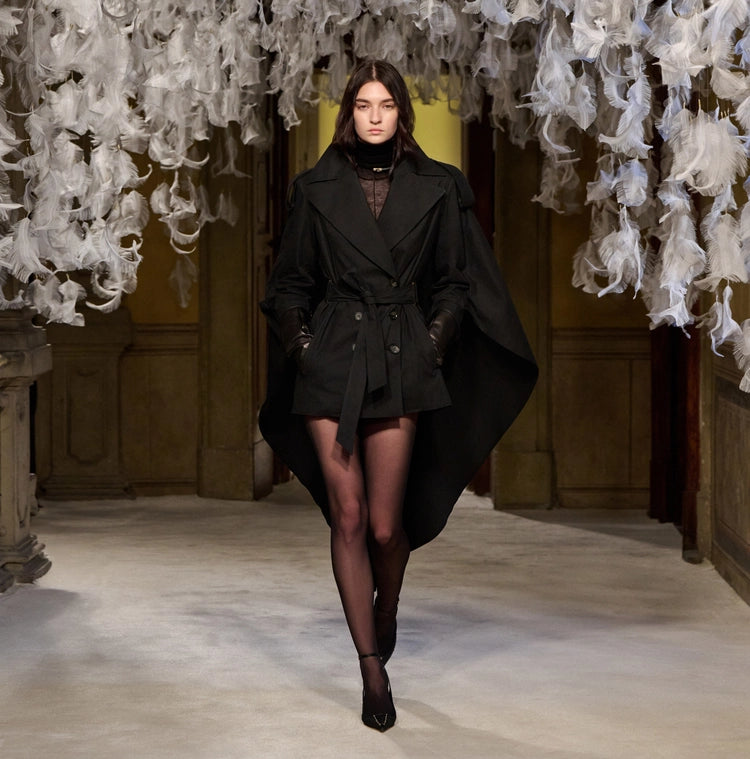 Trench in cotone tecnico